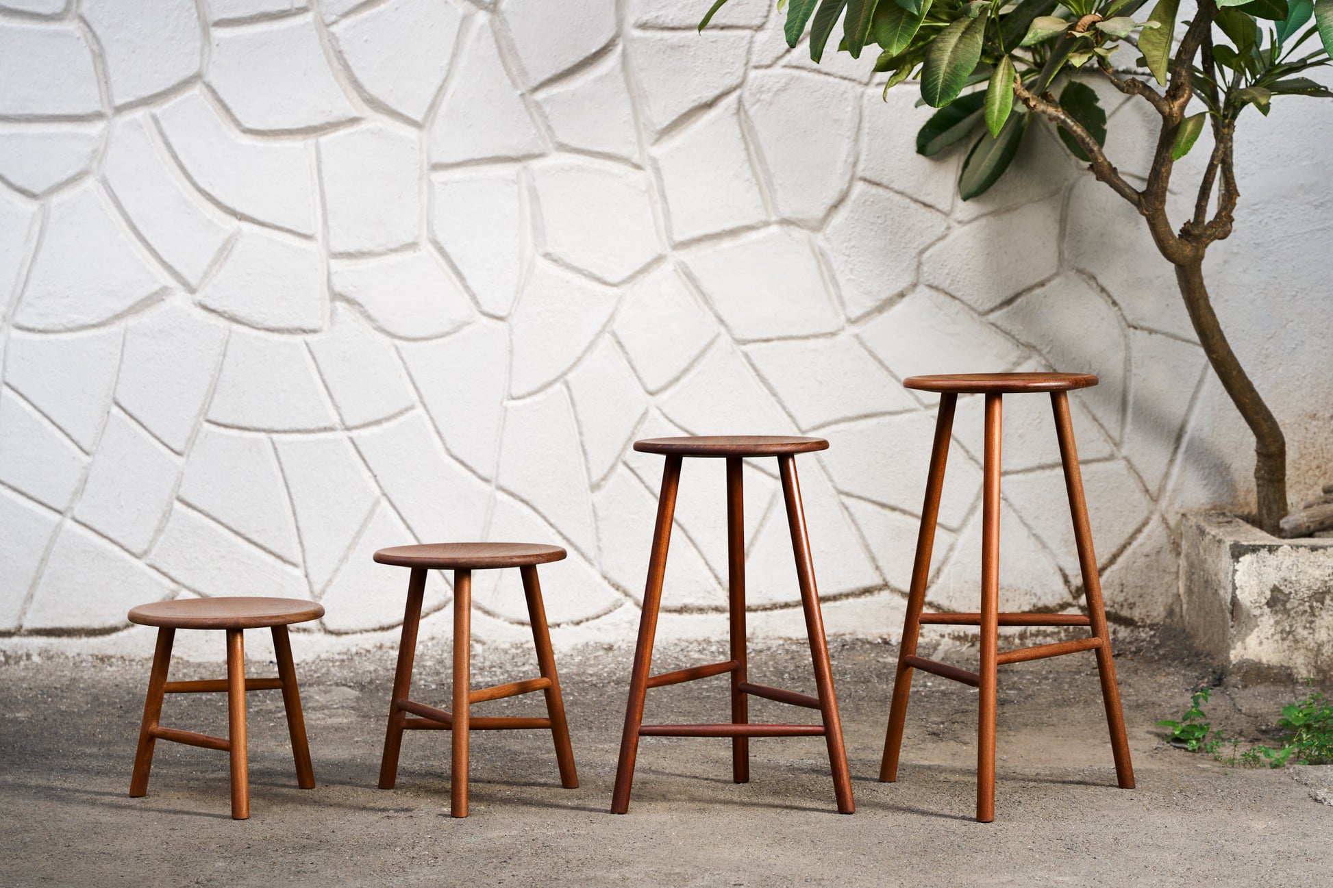 Teak Stool